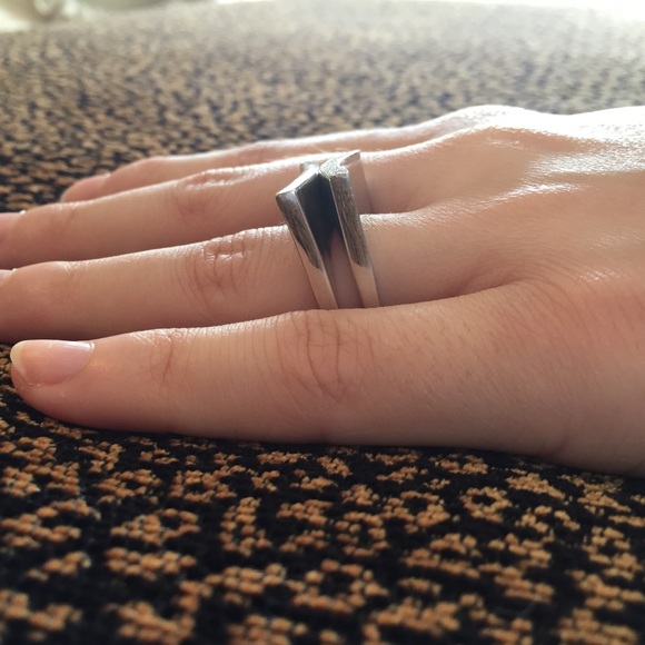 Pianegonda SterlingSilver/PaveeDiamond Size 7 Ring - Picture 3 of 7